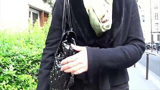 Bourgeois granny's secret apartment quickie with stranger pounding her juicy pussy