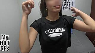 hot young latina roommate turns cum dump creampie cowgirl missionary tight pussy homemade interview