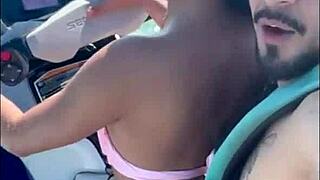 😏 pov this naughty brazilian teen ditches hubby on beach fucks black instructor jetski public interracial cuckold lingerie tattoo