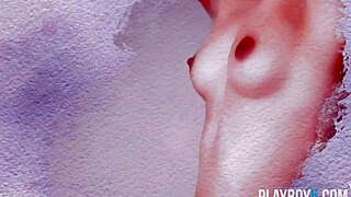 hot petite asian milf model chloe rose poses seductively for playboy