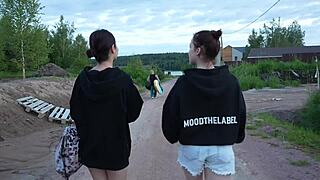 Hey girls, ready for sup instructor's rough doggystyle by the lake?