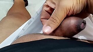 best small dick foreskin cumshots n jerkoffs while gf squirts on tits n pussy! part 9