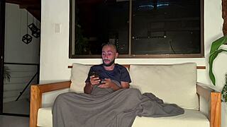 Stepson pounds my wet milf pussy behind dad's back!