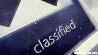 cute petite teen sadie hartz slobbers on officer's big cock in sloppy office action