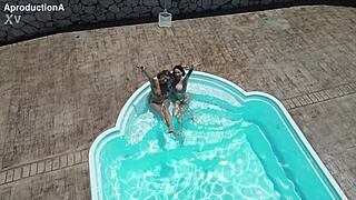 i can't believe these girls shower each other golden in this squirting compilation... so wet!