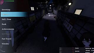 manaka flashes pussy outdoors with dildo game play part 1