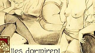 vintage erotic art teases hidden desires