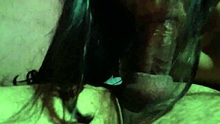 i sneaked out to deepthroat neighbor and swallow every drop of cum