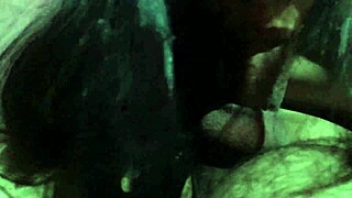 i sneaked out to deepthroat neighbor and swallow every drop of cum