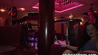 she begins her strip club career with an interview