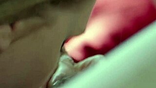 Wet lesbian kisses drive Freya Parker wild with pussy licking bliss