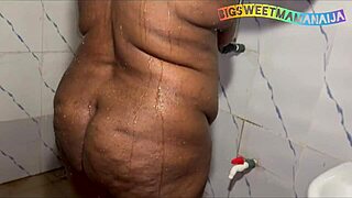 stepmom bathing alone until horny stepson bursts in romances her then pounds shaved pussy doggystyle cowgirl creampie