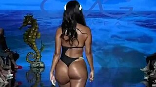 Big Ass Model Rocks Bikini Curves Boldly