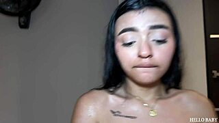 she showered teasing her huge ass but i slammed in deep for rough anal pounding 😈🍑