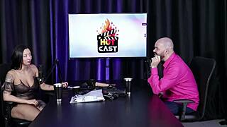 see through red lingerie hides nothing in brazilian swingers casting interview