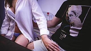 Girlfriend Burns Rival with Epic Handjob Enslavement and Orgasm