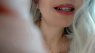 hey stepmom lavinia della, teach me to jerk off to your wet thong pussy