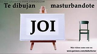 Joi Art Class Draws You Jerking Off In Spanish Audio!
