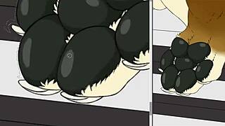 furry girl spreads pussy in bubbly bathtub timelapse soaking wet and sexy 🛁🐾💦