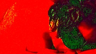 Cum Hungry BBW Blindfolded Chubby Brunette Deepthroats Huge Cock Close-Up