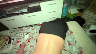 Bent over doggy assfucking drives her wild in erotic pounding!