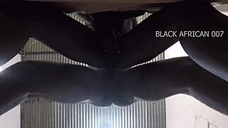 Dorm wife takes African monster cock hard in see-through outfit - full movie on Sheer!