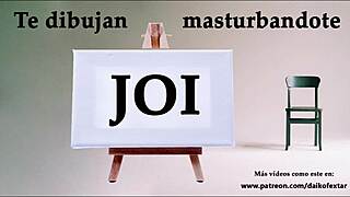 Joi Art Class Draws You Jerking Off In Spanish Audio!