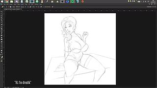 retro blue films desk pounding in family manor stream