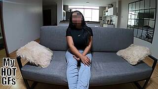 Lorena Moon confesses in casting before creampie cowgirl riding