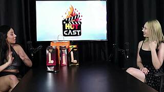 Vivian Loola spills safada secrets in wild putaria-filled Porn Cast Brazil interview part 4 on sheer red