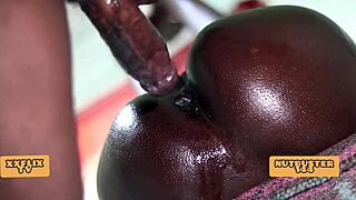 check out these hot ebony sluts taking anal cumshots in this steamy homemade compilation part 2