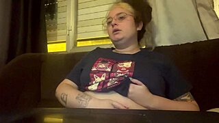 Daddy's fat hairy mommy belches hard during rough backstage humiliation