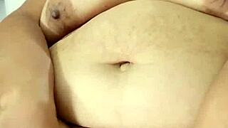 that massive cock had her belly bulging nervously during deep pussy thrusts