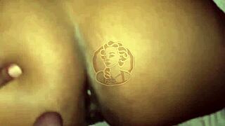 can thick ebony hotwife's tits handle bbc bull pounding?