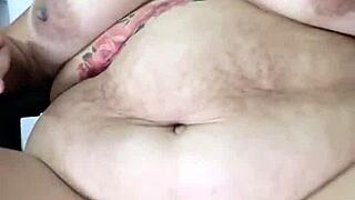 that massive cock had her belly bulging nervously during deep pussy thrusts