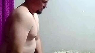 18 year old perfect teen slut sucks stepdaddy's cock then doggystyle pounding