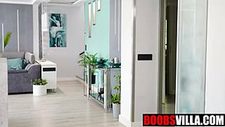 Denis marti surprises with milena ray's big tits blowjob