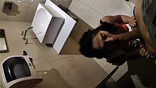 man, she couldn't hold back giving me that insane deepthroat in the shop bathroom and elevator, then i creampied her huge ass monster cock style