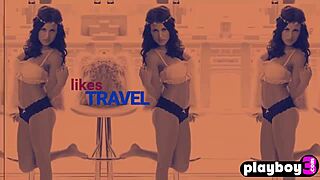 wanna see busty brunettes in lingerie tease their big tits for the camera?