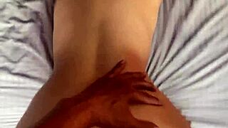 early morning passion explodes with her bent over for creampie doggystyle amid nature's wild embrace!