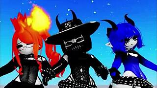 these sexy roblox thots keep dancing their big asses to farm that aura part 2