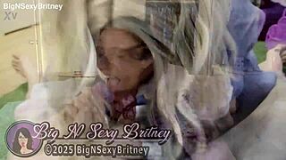 britney gulps huge loads in cum-in-mouth pov swallow compilation vol 2
