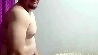 18 year old perfect teen slut sucks stepdaddy's cock then doggystyle pounding