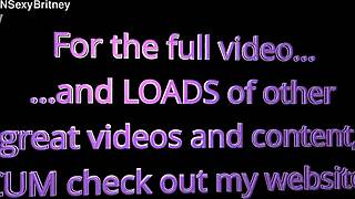 britney gulps huge loads in cum-in-mouth pov swallow compilation vol 2