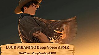 her loud moaning deep voice asmr builds to wild orgasm