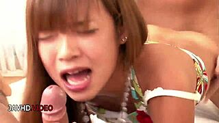 misaki tanemura how does your steamy group double fuck end in that creampie explosion?
