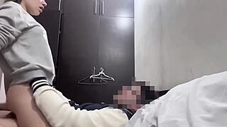 Flaca Latina's 18-Year-Old Horny Ride on Padrastro's Hard Cock Non-Stop!