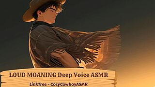 her loud moaning deep voice asmr builds to wild orgasm