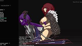 Lutellaria's femdom game unleashes big tits monster cock futanari control part 1