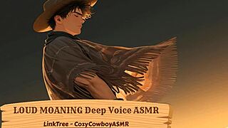 her loud moaning deep voice asmr builds to wild orgasm